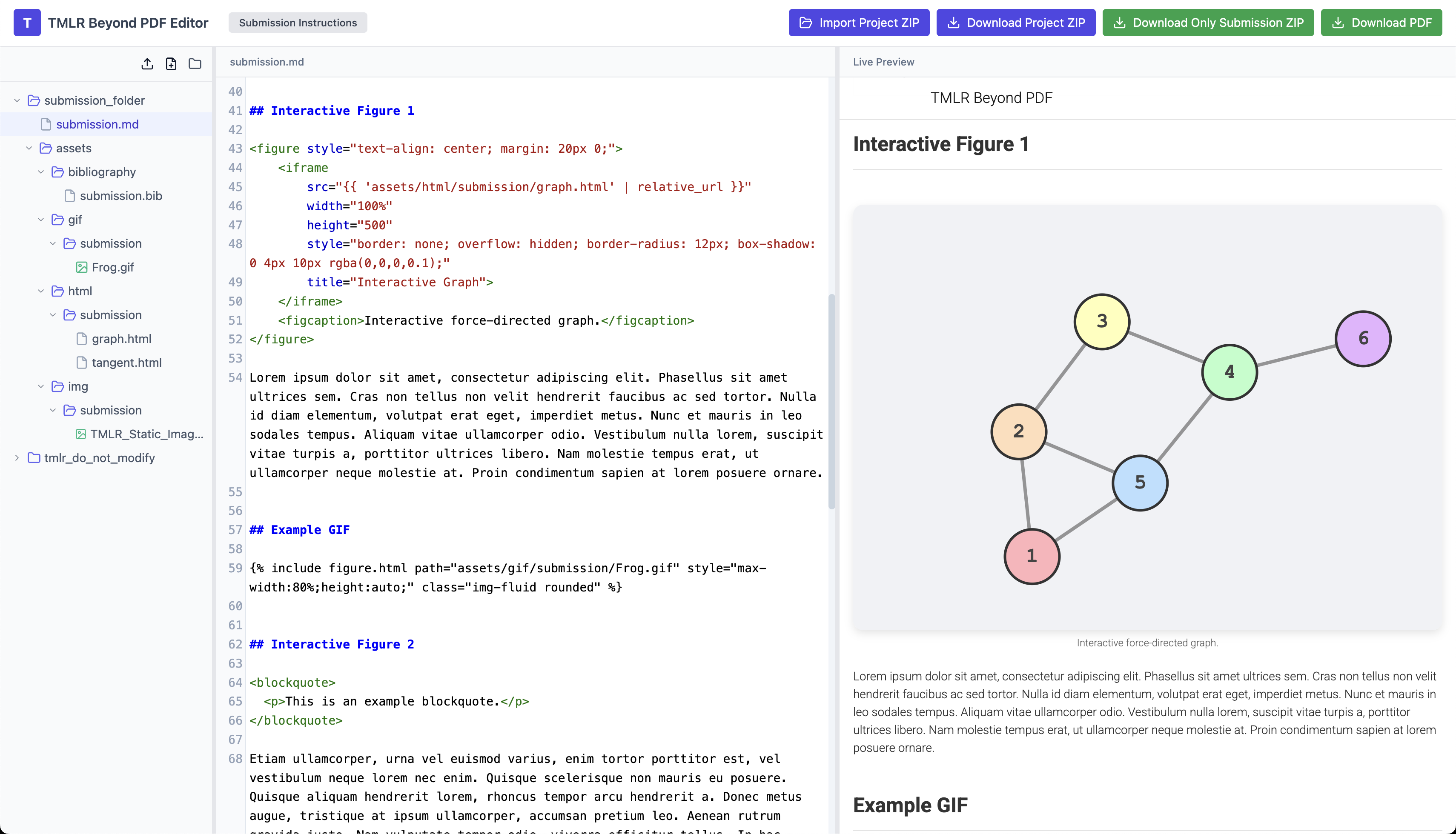 TMLR Beyond PDF Editor.