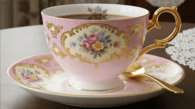 Transfiguration example transforming a teacup into a mouse.